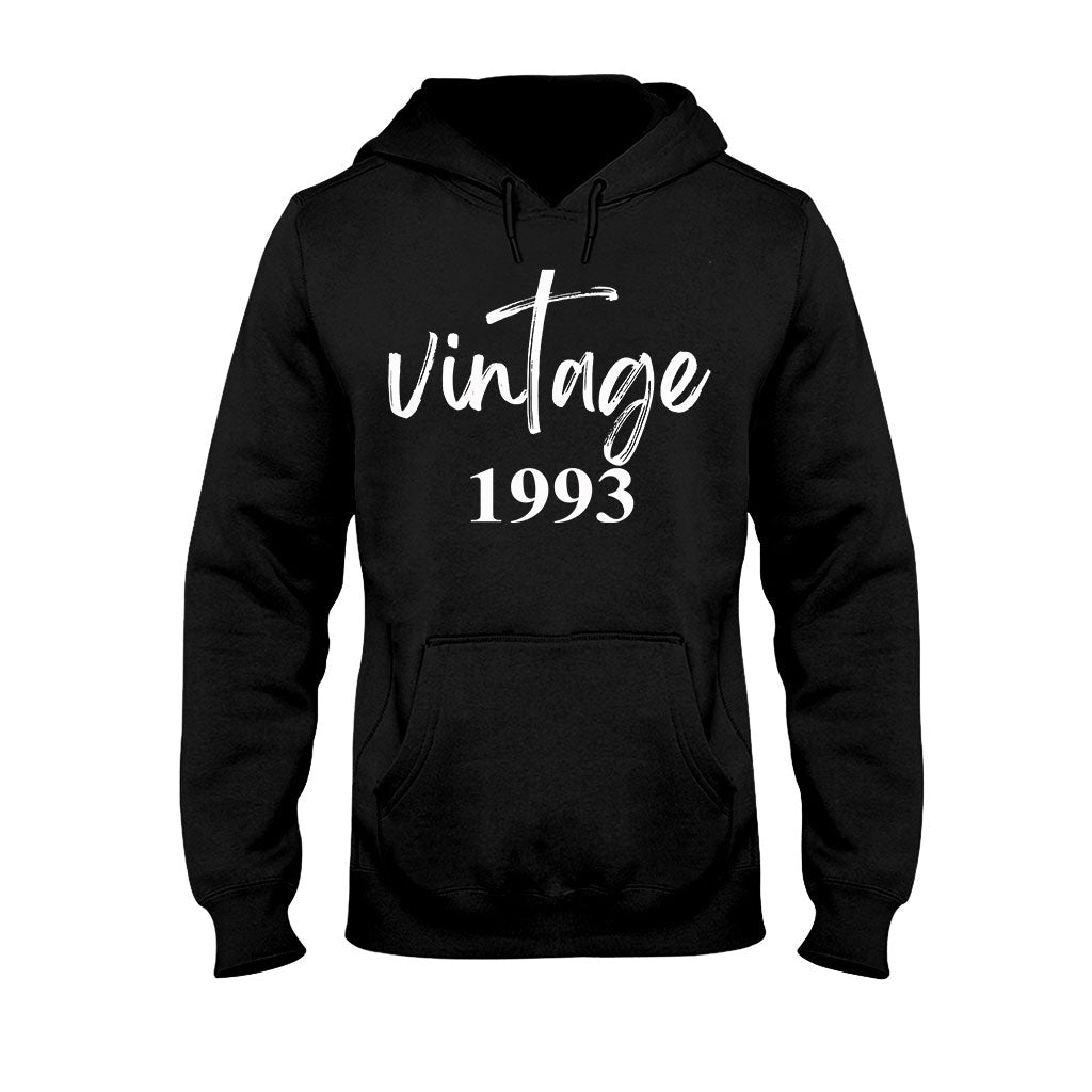 Vintage-Version – Personalisiertes Geburtstags-T-Shirt und Hoodie