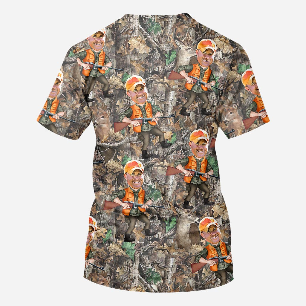 Foto eingefügter Jäger - Personalisiertes Jagd-T-Shirt
