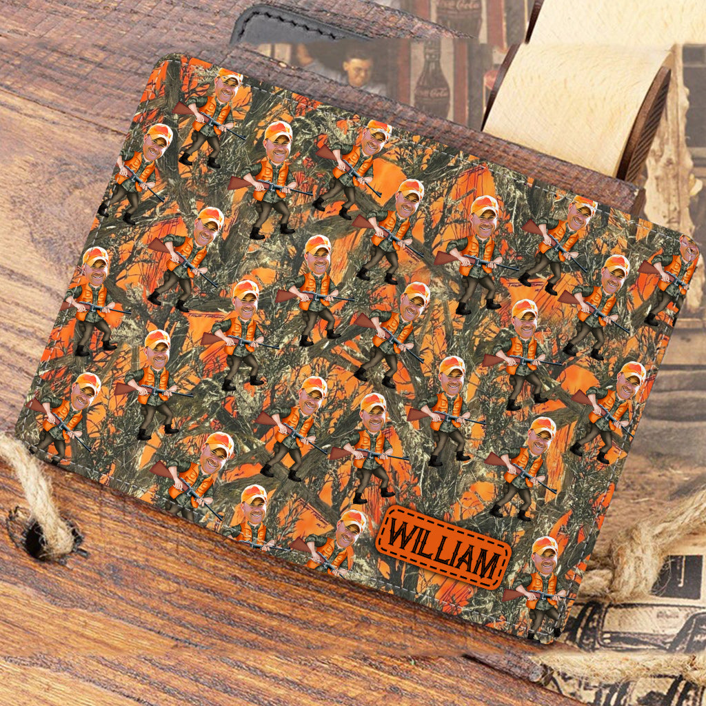 Jäger mit Fotoeinfügung – Personalisierter Jagdpasshalter