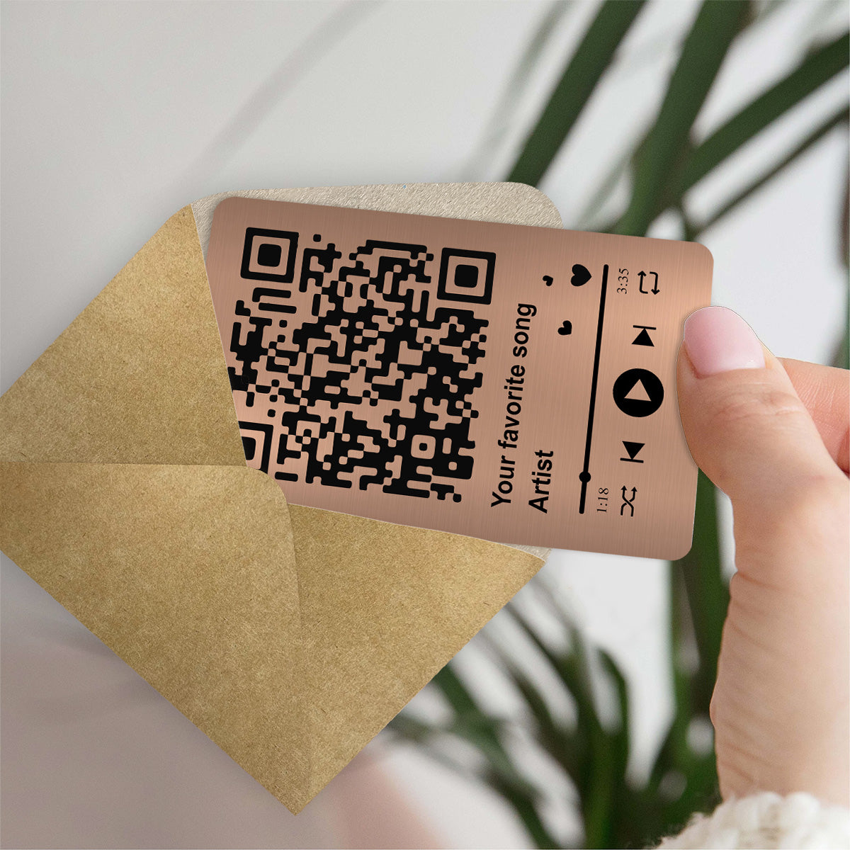 Ich liebe dich jetzt und für immer – Personalisierte Geldbörsenkarte für Paare