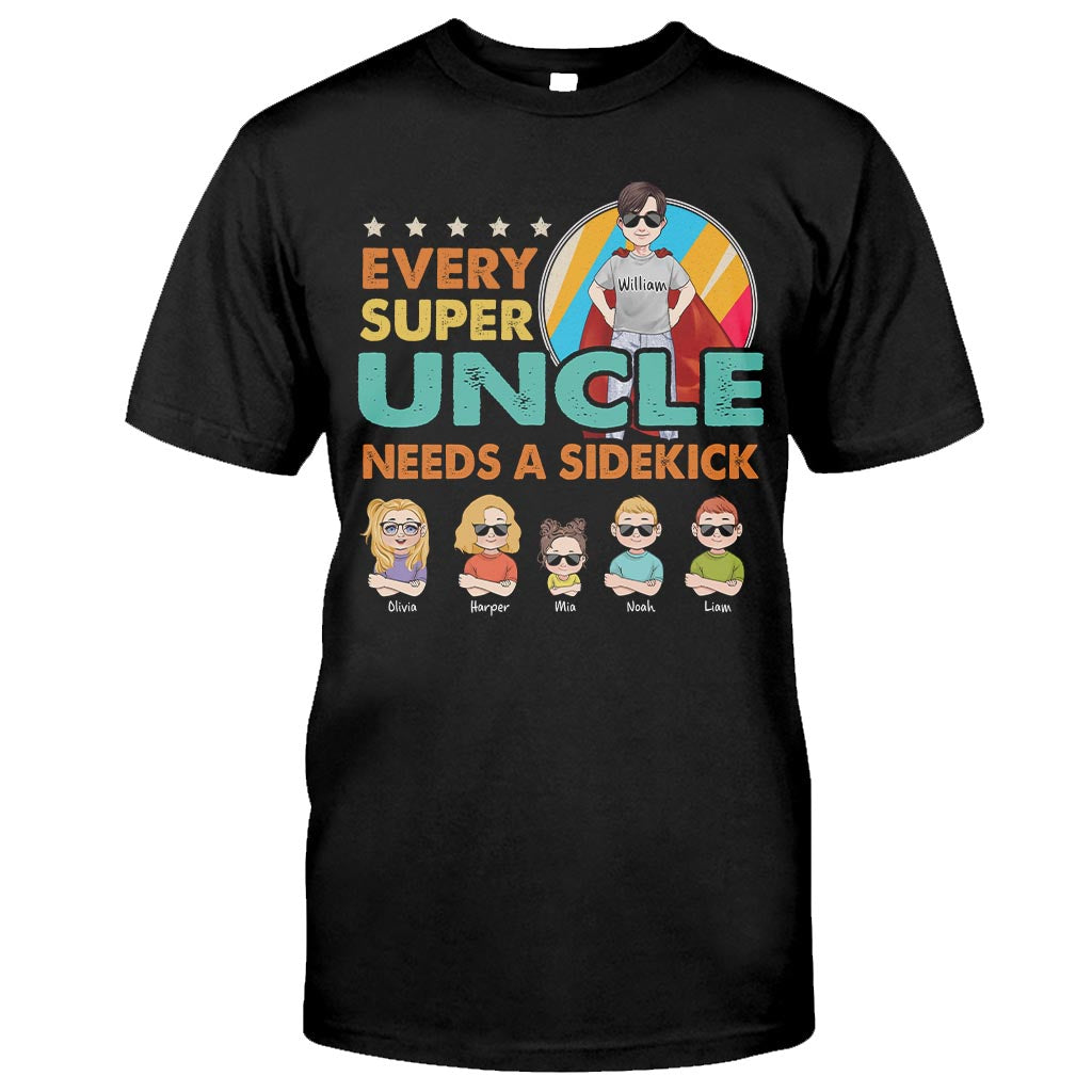 Super-Papa, Superheld – Geschenk für Papa, Opa, Onkel, Bruder – Personalisiertes T-Shirt und Hoodie