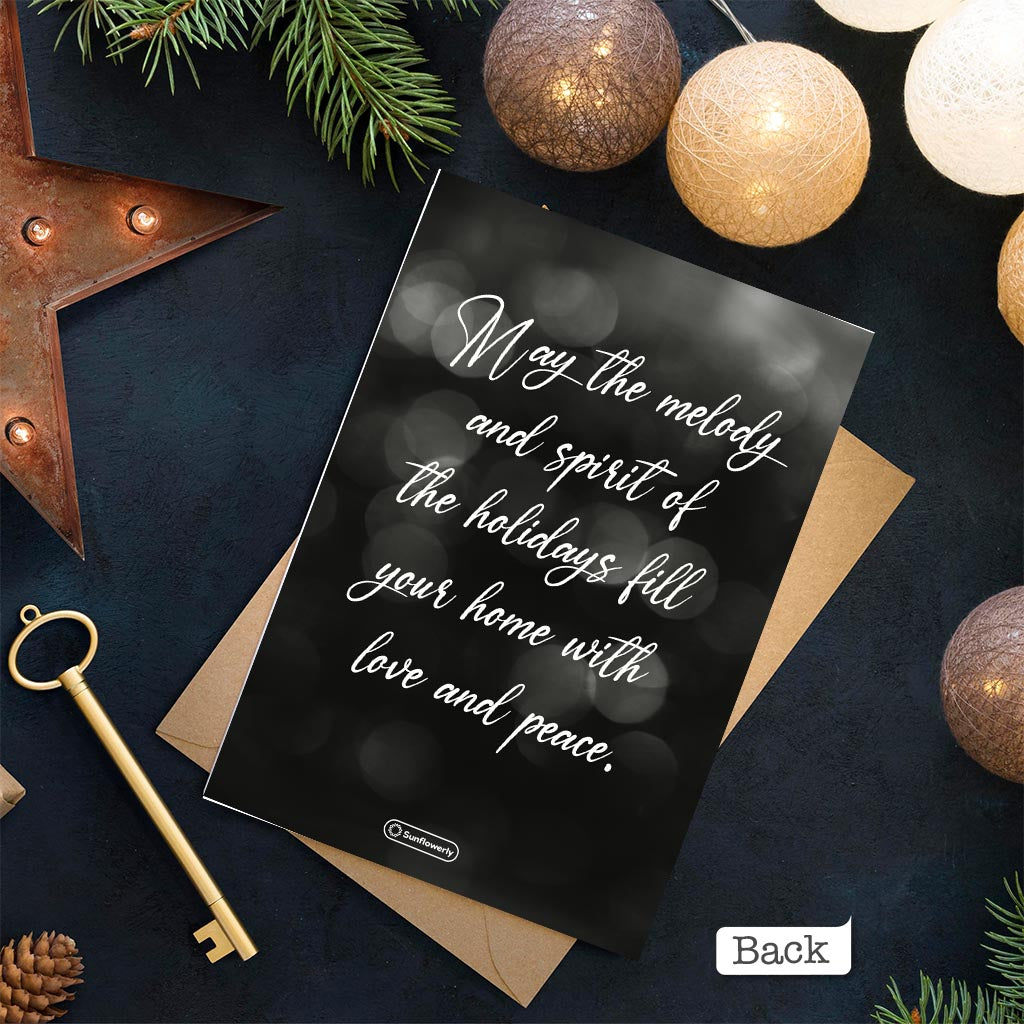 Danke / Ich liebe dich - Personalisierte Grußkarte