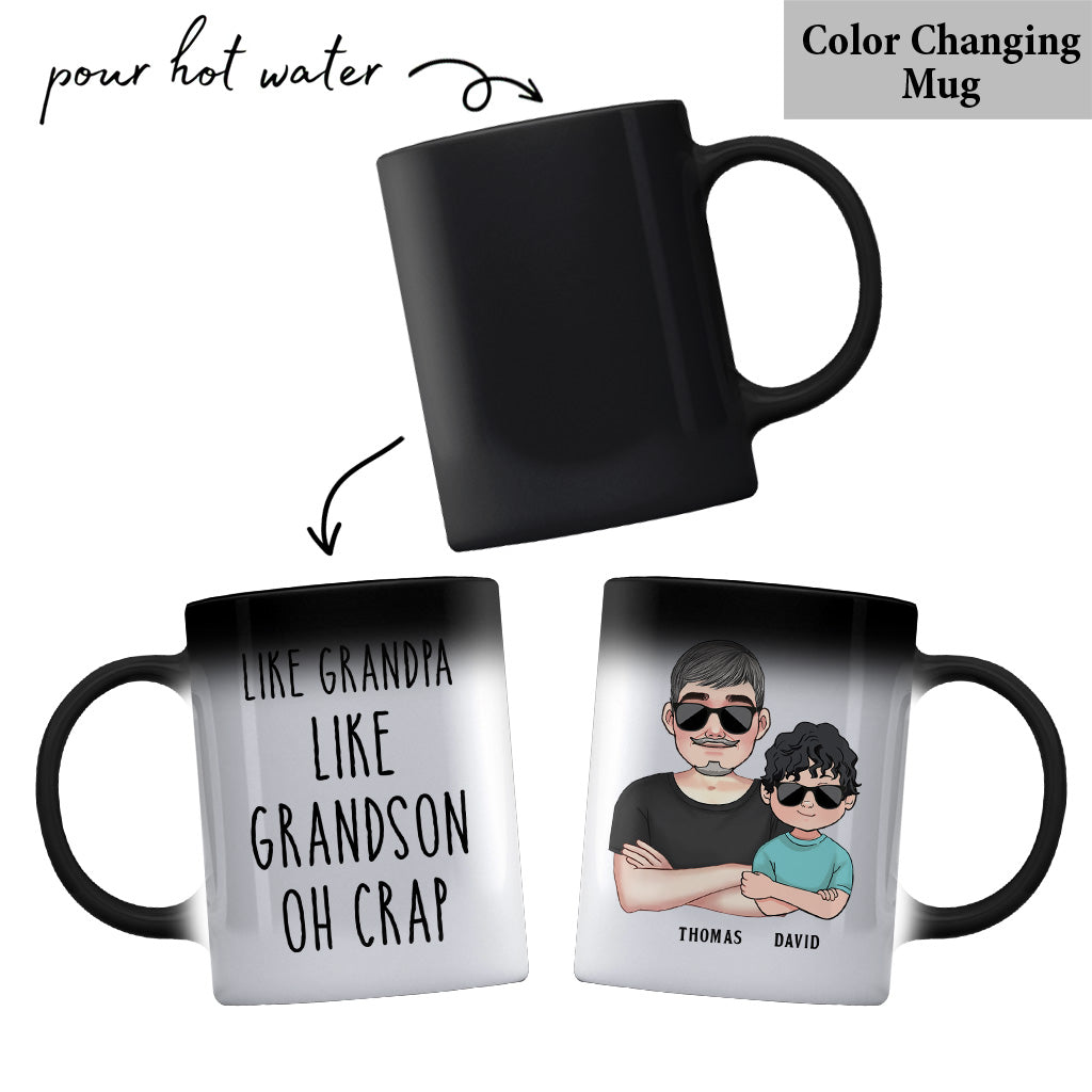 Wie der Vater, so der Sohn – Geschenk für Papa, Vater, Sohn – Personalisierte Tasse