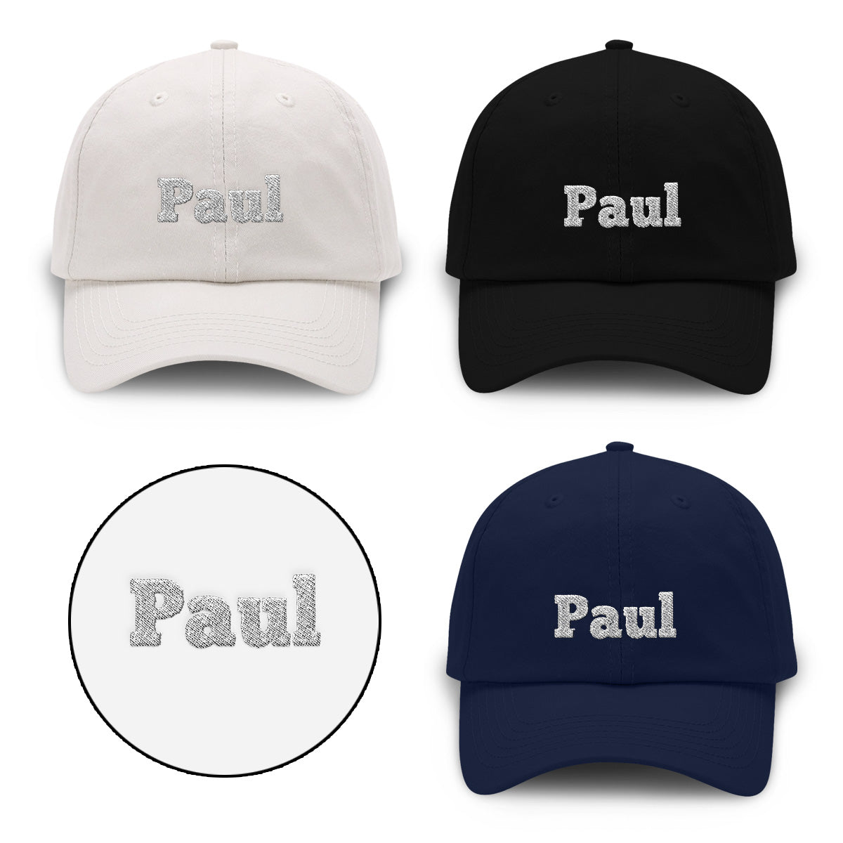 Custom Name - Personalized Kid Embroidered Classic Cap