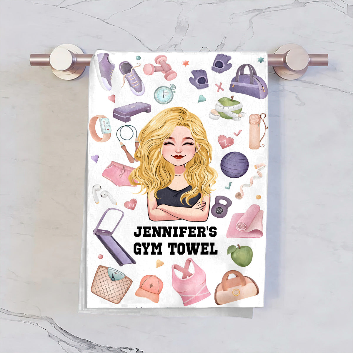 Fitnesshandtuch – Personalisiertes Fitnesshandtuch