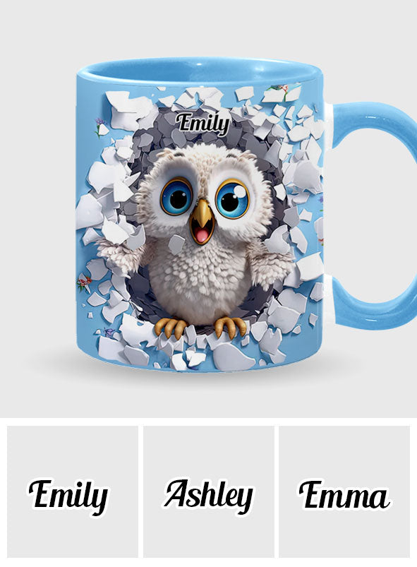 Love Owls - Personalized Owl Accent Mug