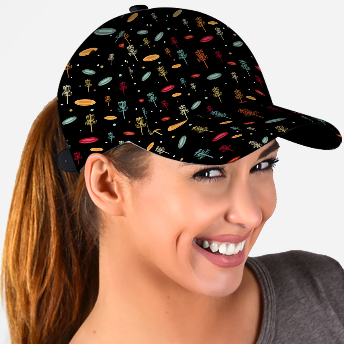 Disc Daddy – Disc-Golf-Geschenk für Papa, Opa, Mama, Oma – Personalisierte klassische Kappe