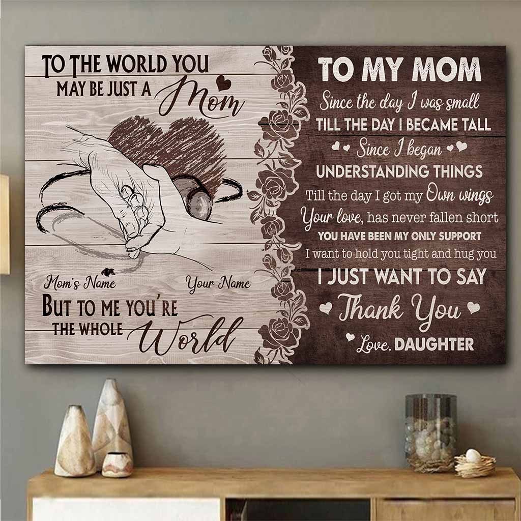 An meine Mama – Personalisiertes Muttertagsposter für Krankenschwestern