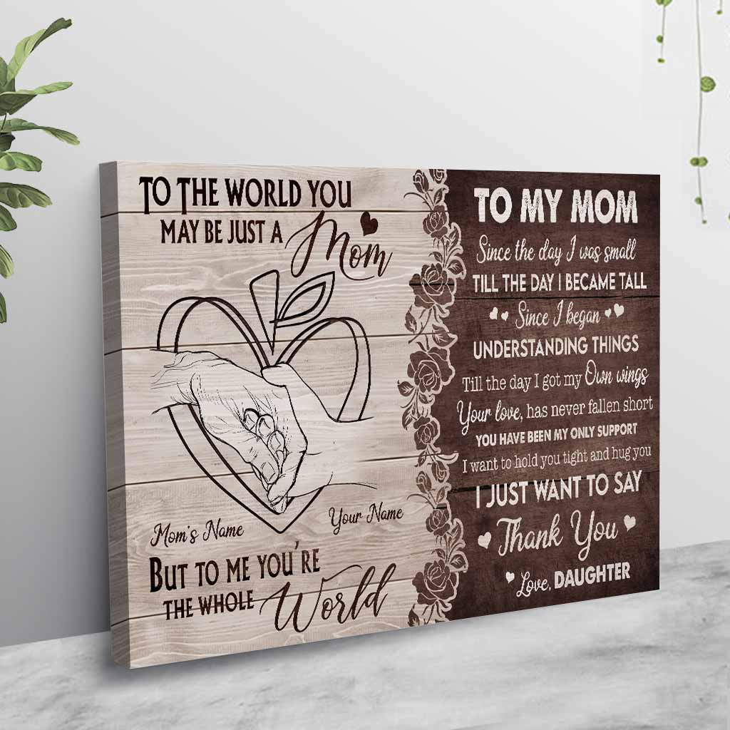 An meine Mama – Personalisiertes Muttertags-Lehrerposter