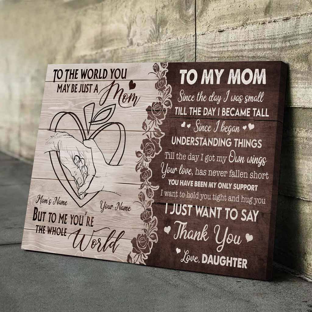 An meine Mama – Personalisiertes Muttertags-Lehrerposter