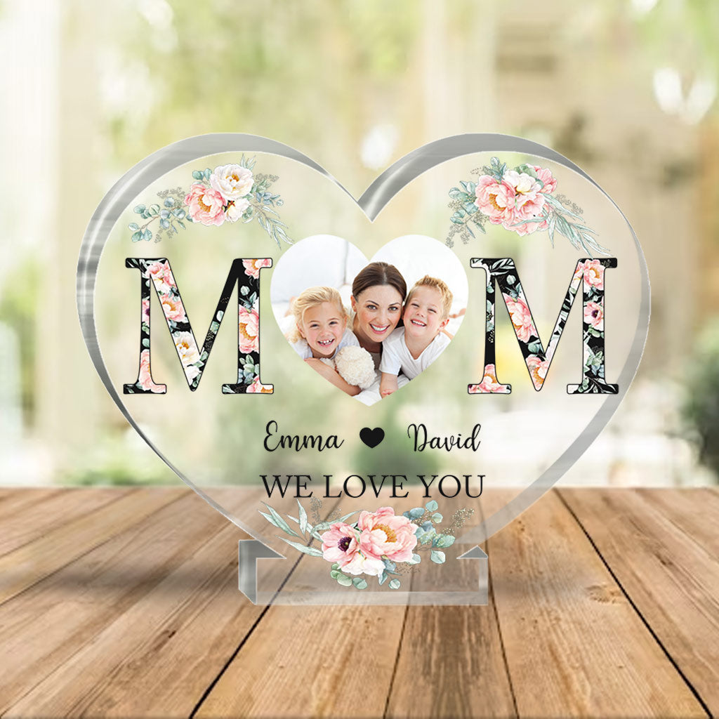 Mama – Personalisierte Acrylplakette in individueller Form zum Muttertag