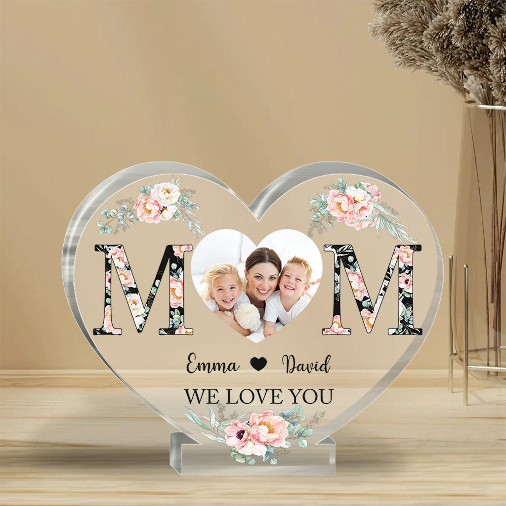 Mama – Personalisierte Acrylplakette in individueller Form zum Muttertag