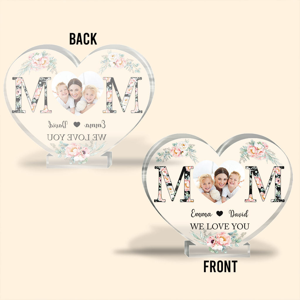 Mama – Personalisierte Acrylplakette in individueller Form zum Muttertag