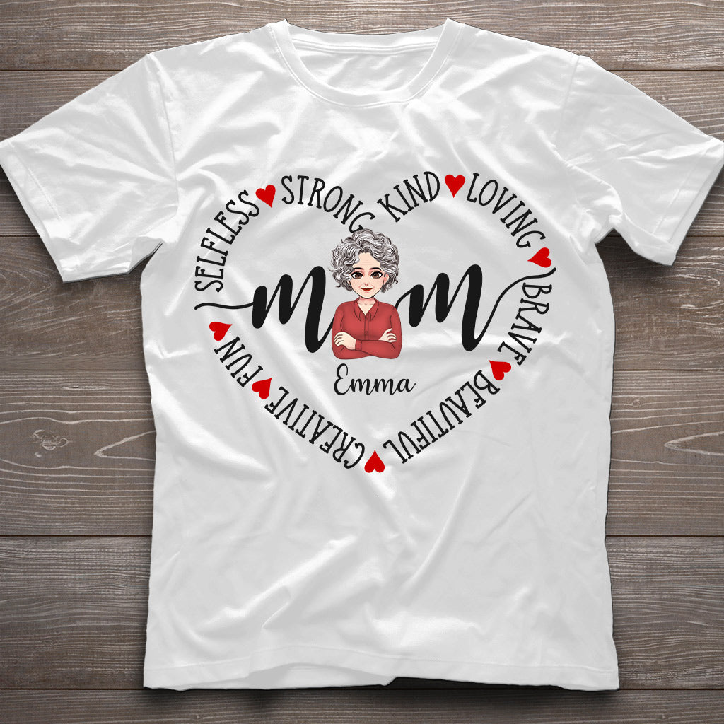 Mama – Personalisiertes Muttertags-T-Shirt und Hoodie