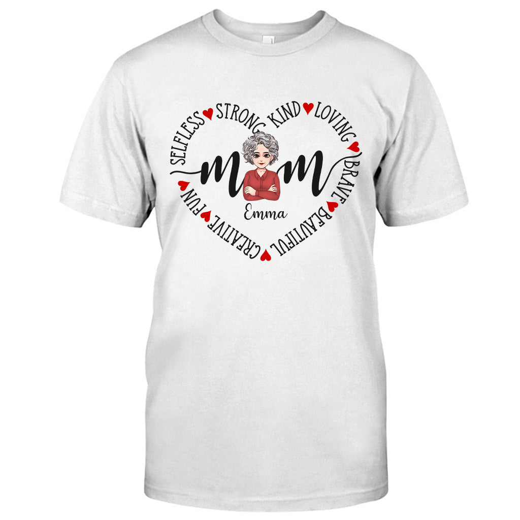 Mama – Personalisiertes Muttertags-T-Shirt und Hoodie