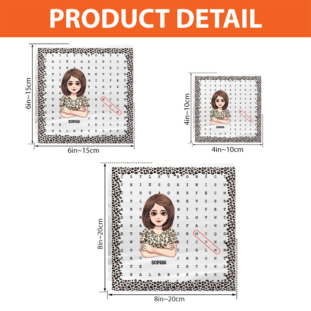 Mom Scrabble Puzzle - Personalized Mother's Day Mother Custom Shaped Acrylic Plaque