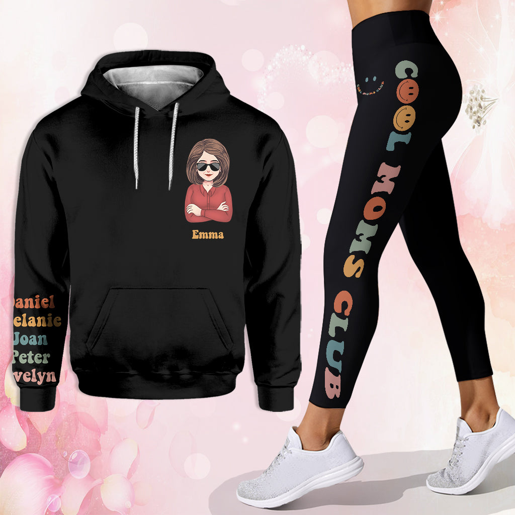 Cool Moms Club – Personalisierter Muttertags-Hoodie und Leggings