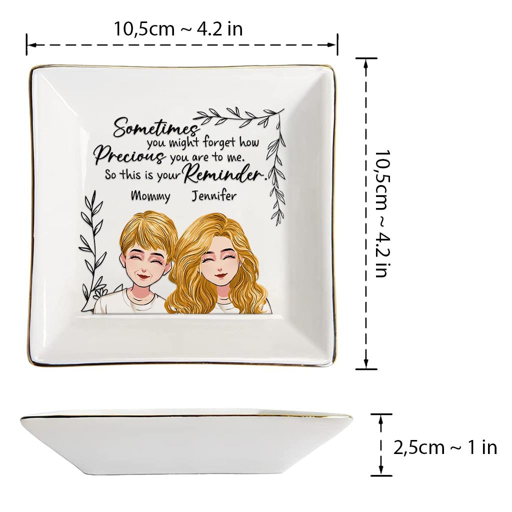 Dies ist Ihre Erinnerung – personalisierte Schmuckschale zum Muttertag