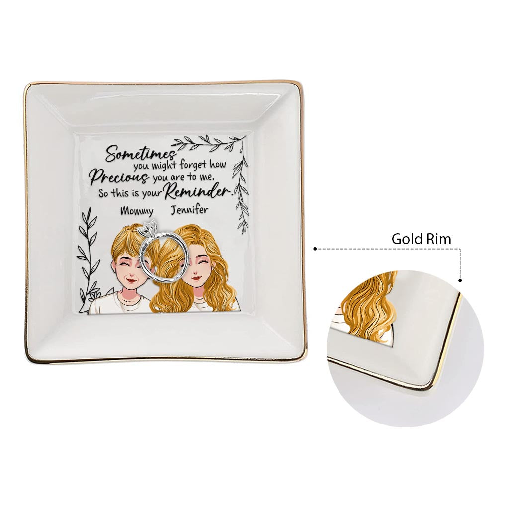 Dies ist Ihre Erinnerung – personalisierte Schmuckschale zum Muttertag