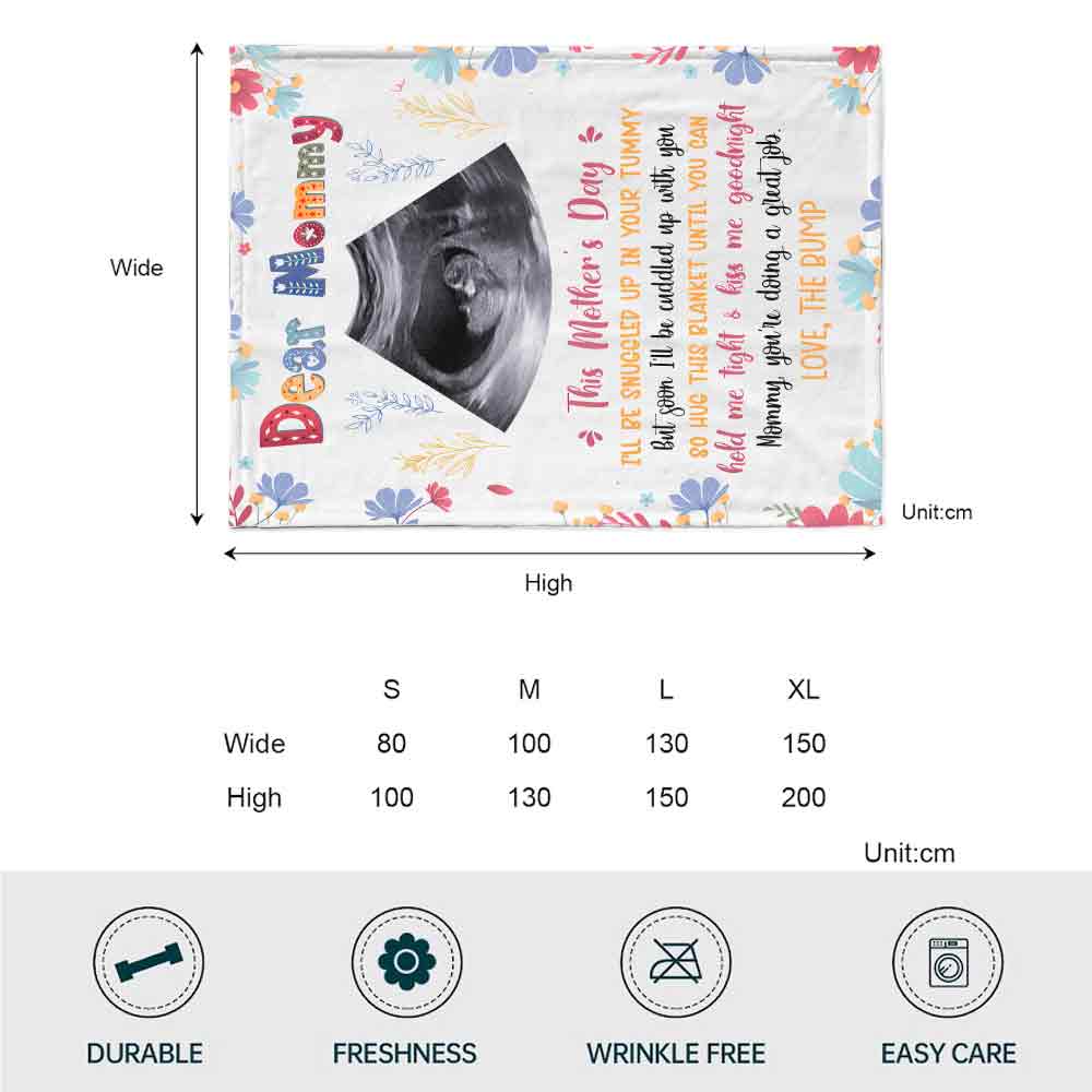 Liebe Mama – Personalisierte Muttertagsdecke