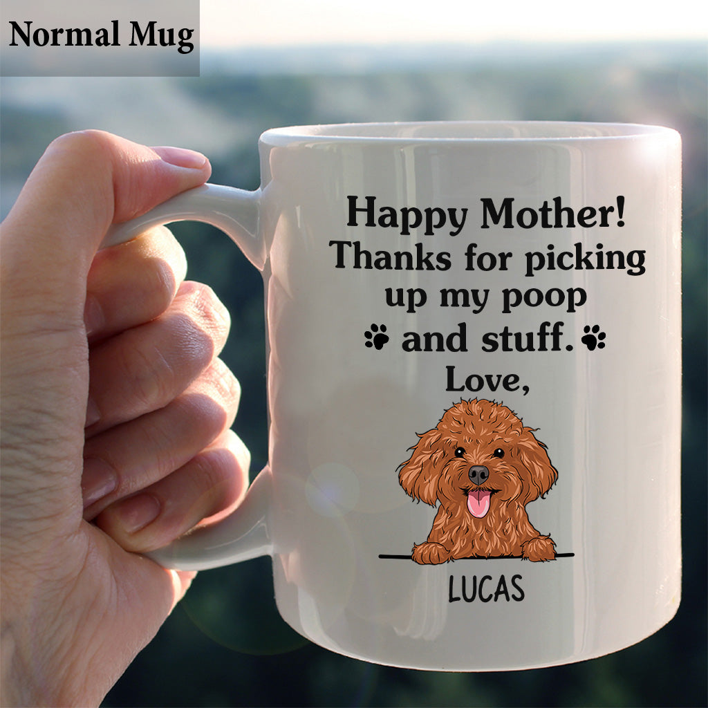 Alles Gute zum Muttertag – personalisierte Hunde-Tasse