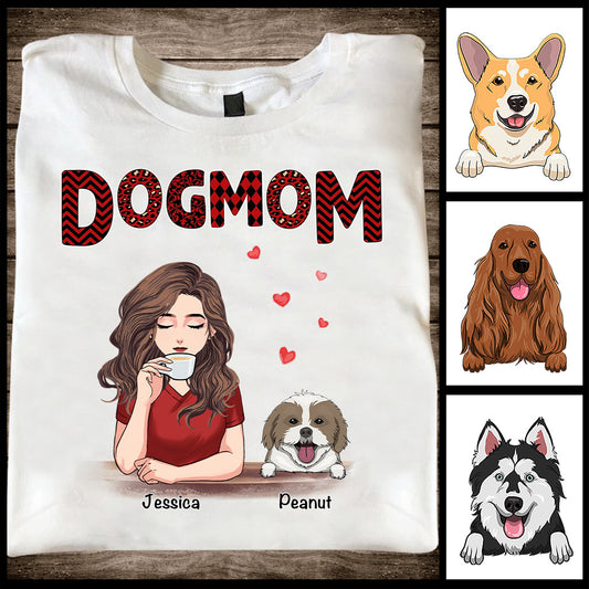 Dog Mom - Personalized Mother's Day Dog T-shirt and Hoodie