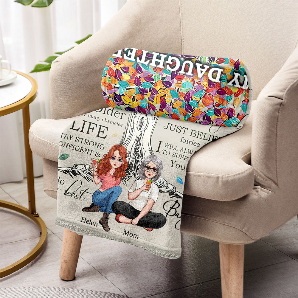 Für meine Tochter – Personalisierte Muttertagsdecke