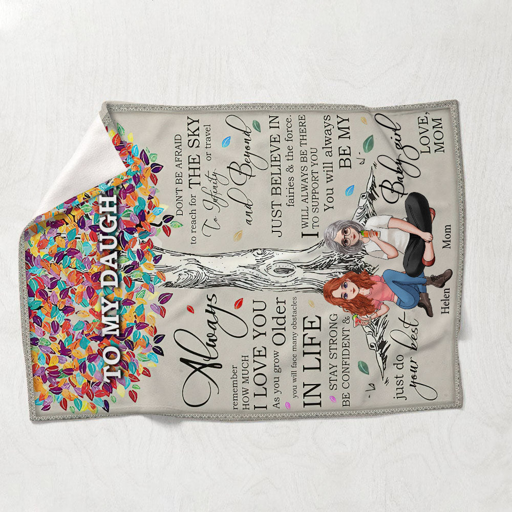 Für meine Tochter – Personalisierte Muttertagsdecke