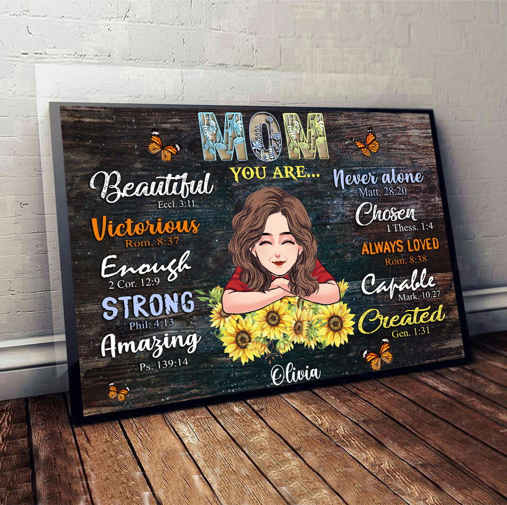 Mom You Are - Personalized Mother's Day Mother Canvas And Poster