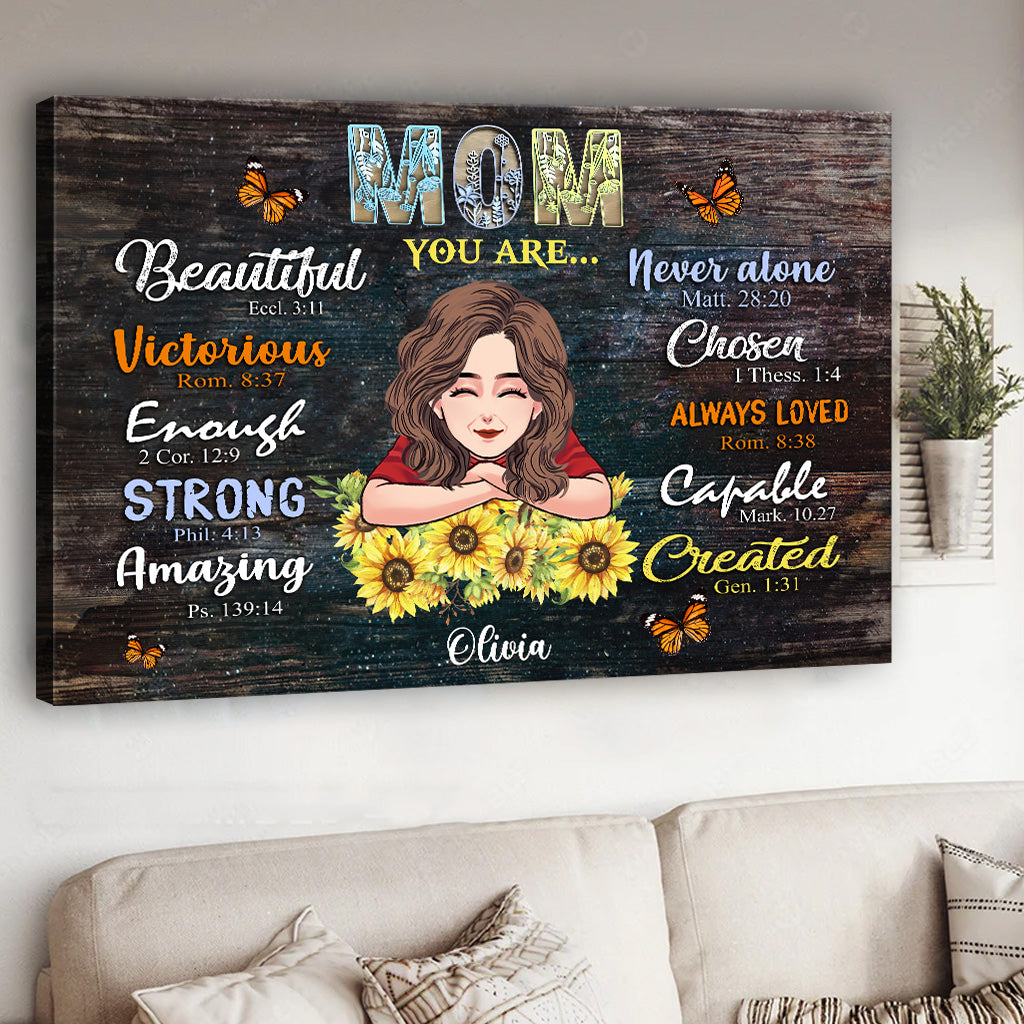 Mom You Are - Personalized Mother's Day Mother Canvas And Poster