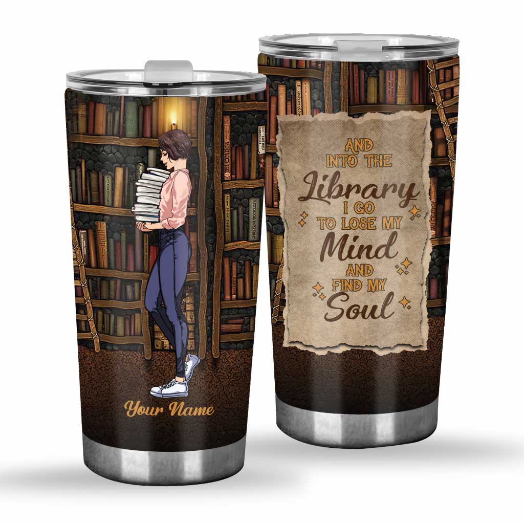 Und ab in die Bibliothek – personalisierter Buchbecher