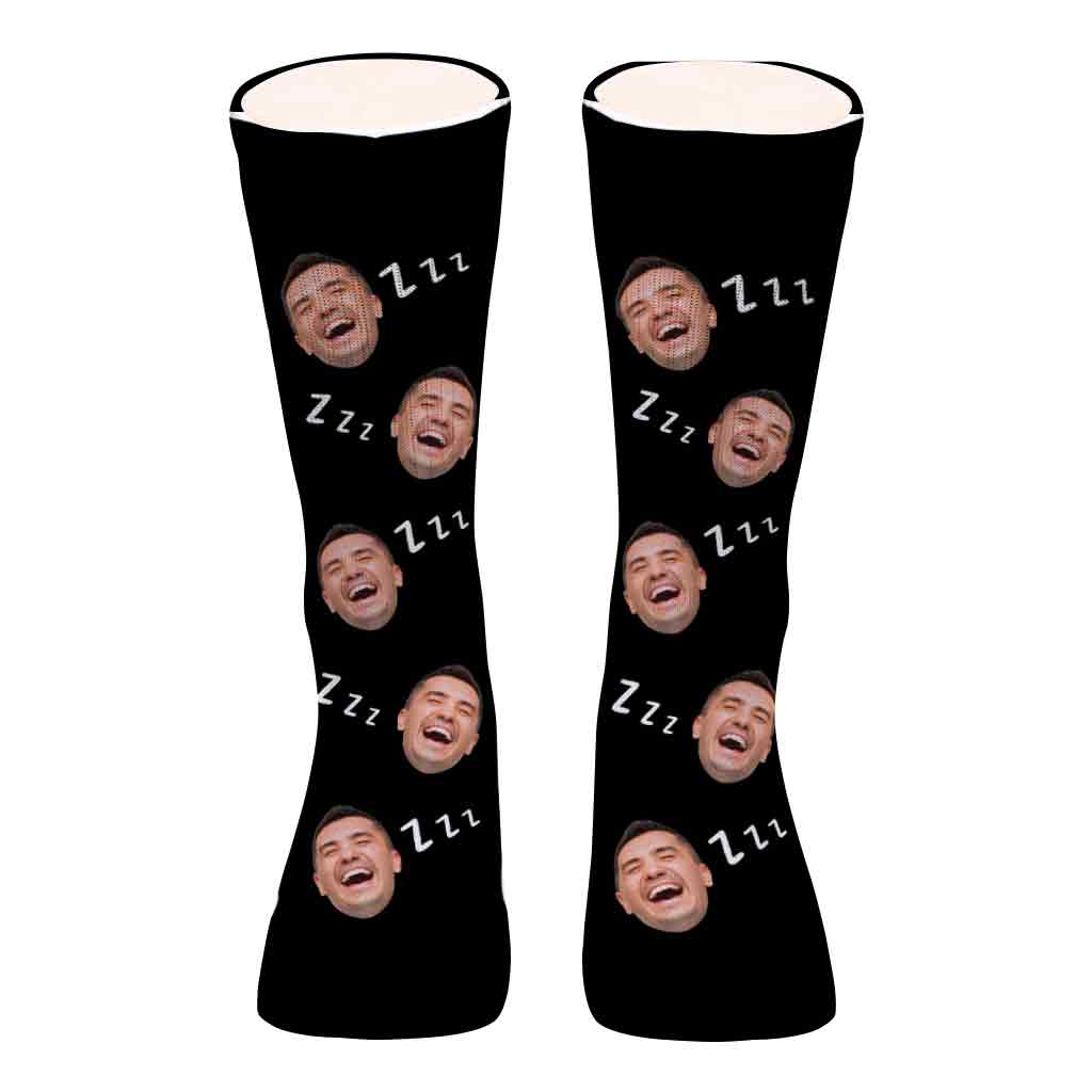 Ich schlafe nicht – personalisierte Socken für Väter