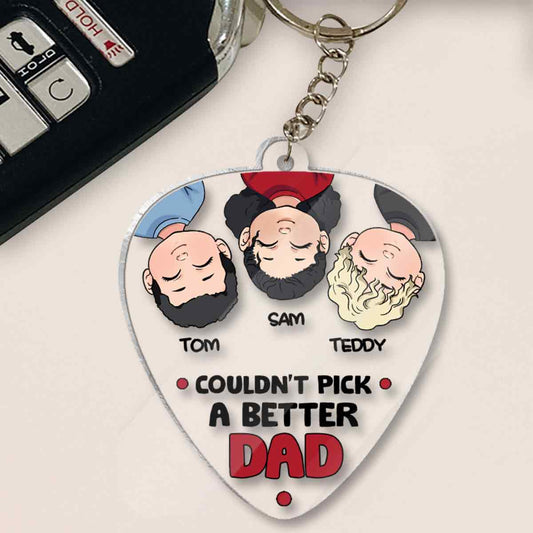 Couldn't Pick A Better Dad - Personalized Father Keychain