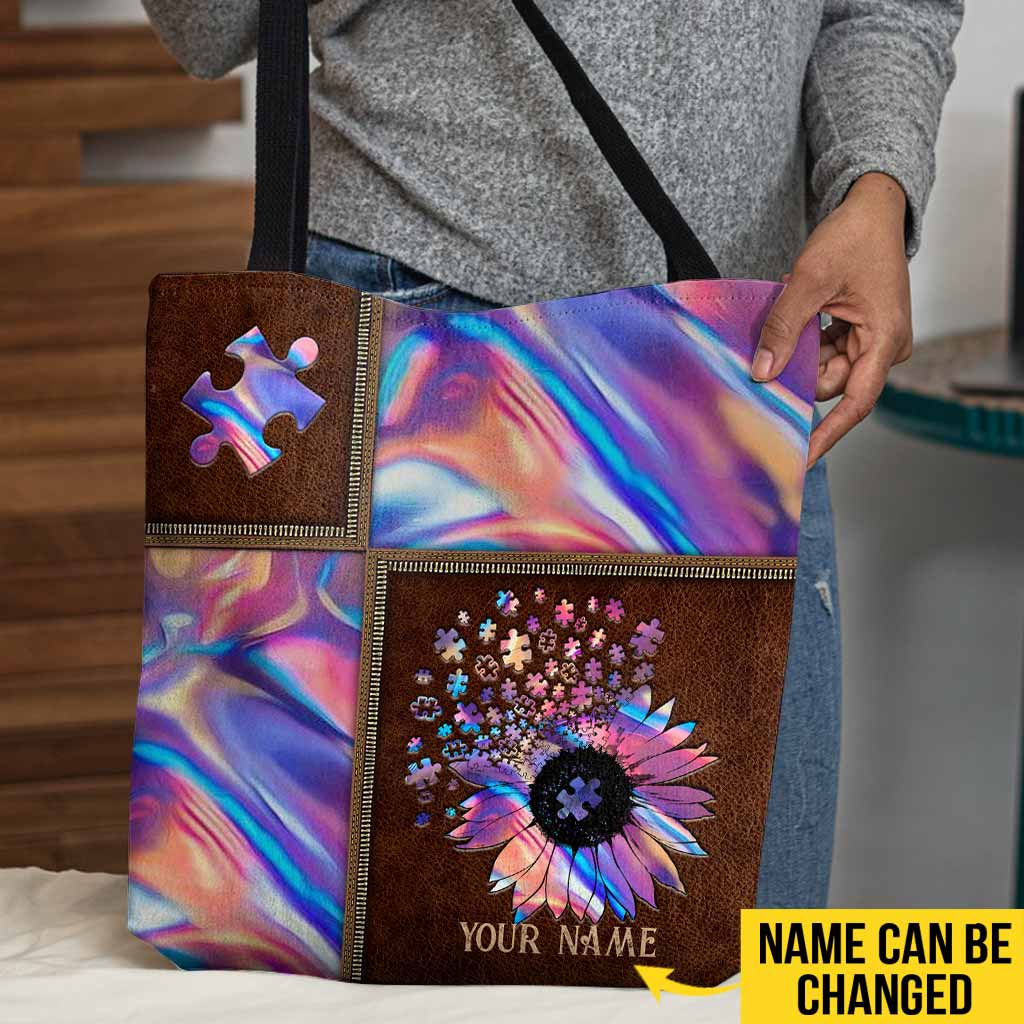 Akzeptanz, Verständnis, Liebe – Personalisierte Tragetasche zur Sensibilisierung für Autismus