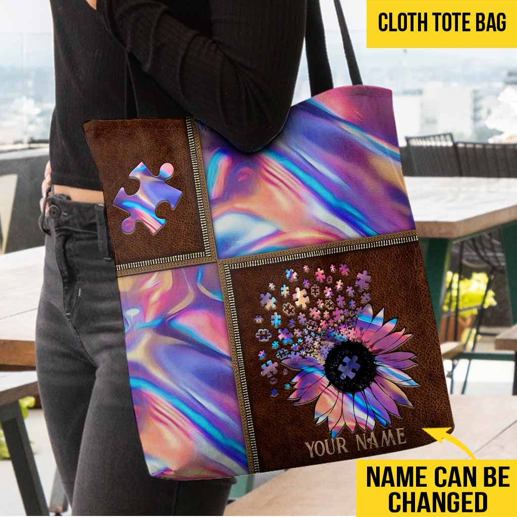 Akzeptanz, Verständnis, Liebe – Personalisierte Tragetasche zur Sensibilisierung für Autismus