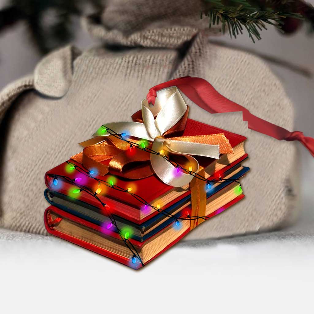 All I Want For Christmas - Weihnachtsbuch-Ornament (beidseitig bedruckt)