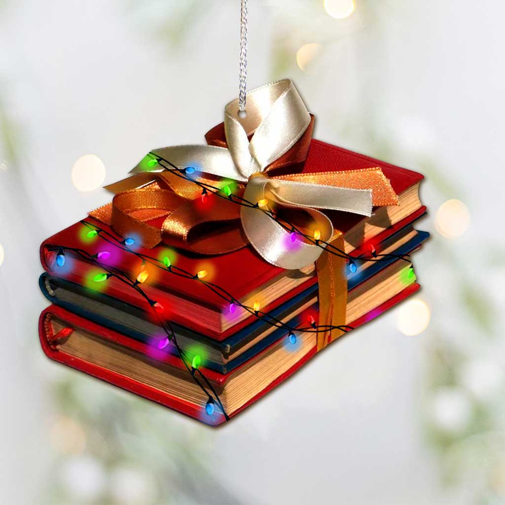 All I Want For Christmas - Weihnachtsbuch-Ornament (beidseitig bedruckt)
