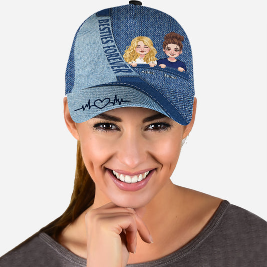 Für immer beste Freundinnen – Personalisierte Bestie Classic Cap