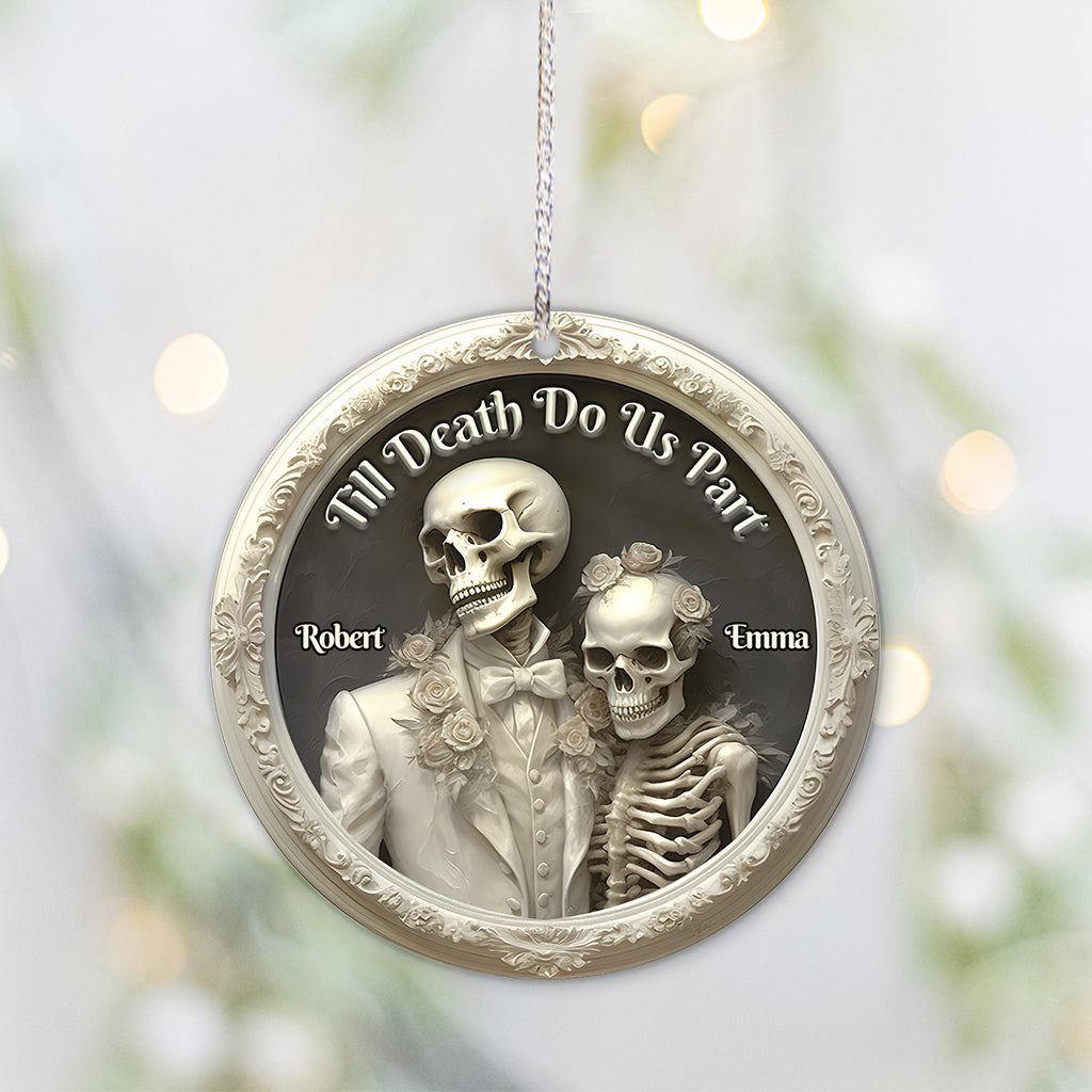 Bis dass der Tod uns scheidet – Personalisierter Totenkopf-Anhänger