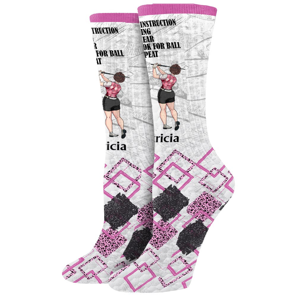 Golfunterricht – Personalisierte Golfsocken