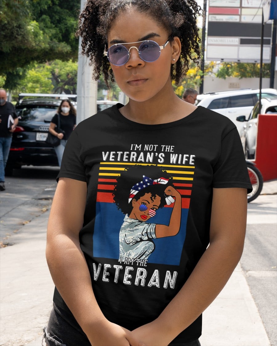 I'm The Veteran African American T-shirt & Hoodie 0224