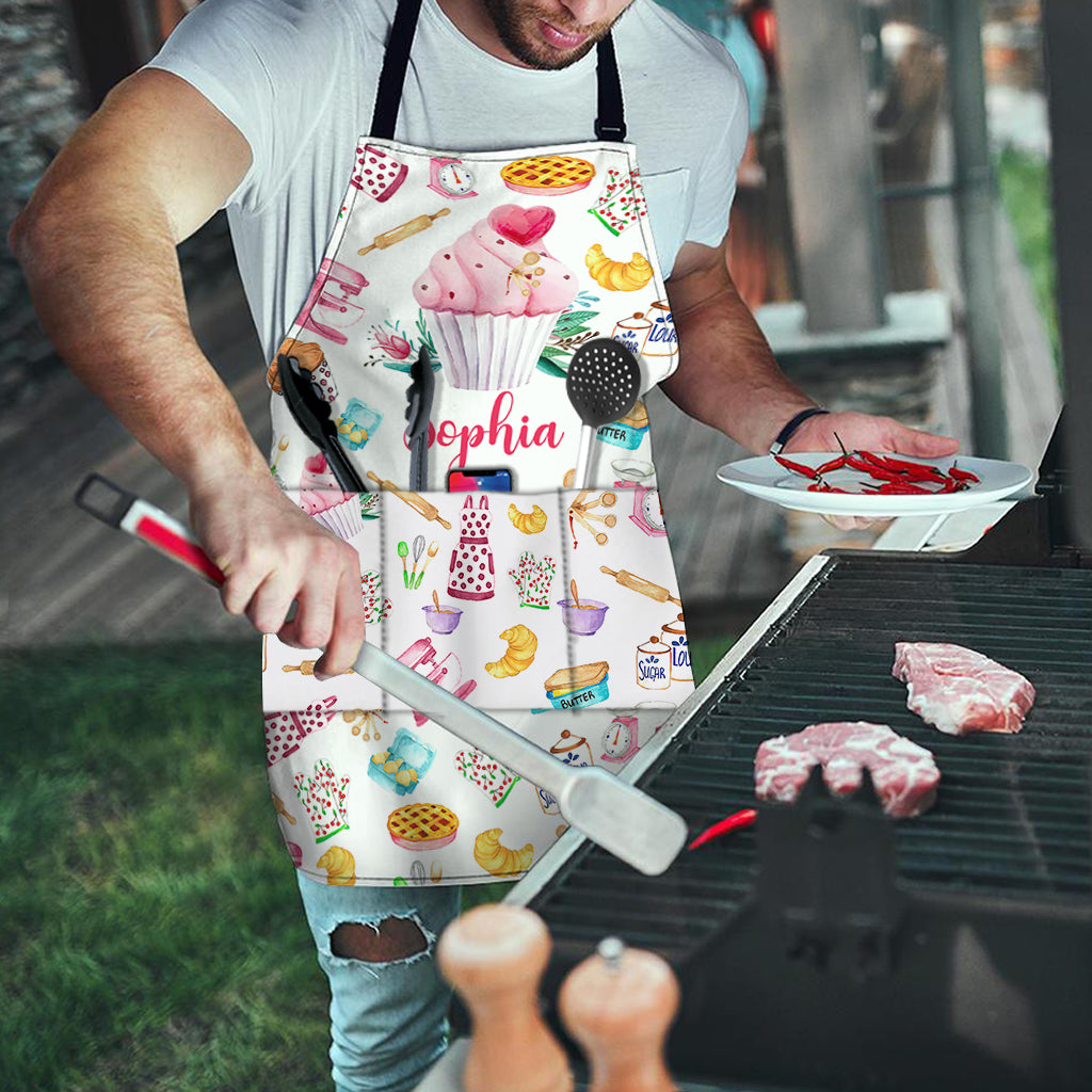Einfach ein Mädchen, das Backen liebt – personalisierte Backschürze