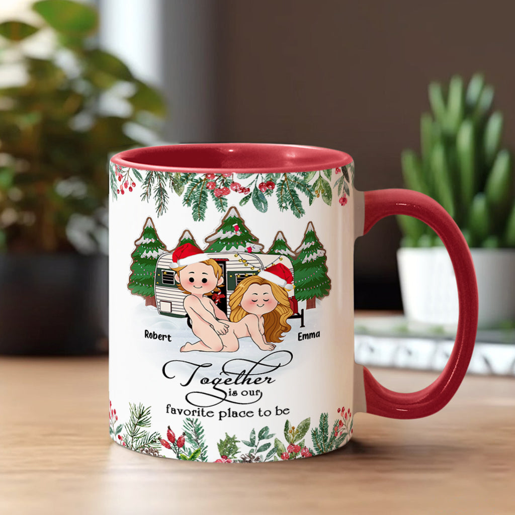 Gemeinsam sind wir am liebsten – personalisierter Campingbecher