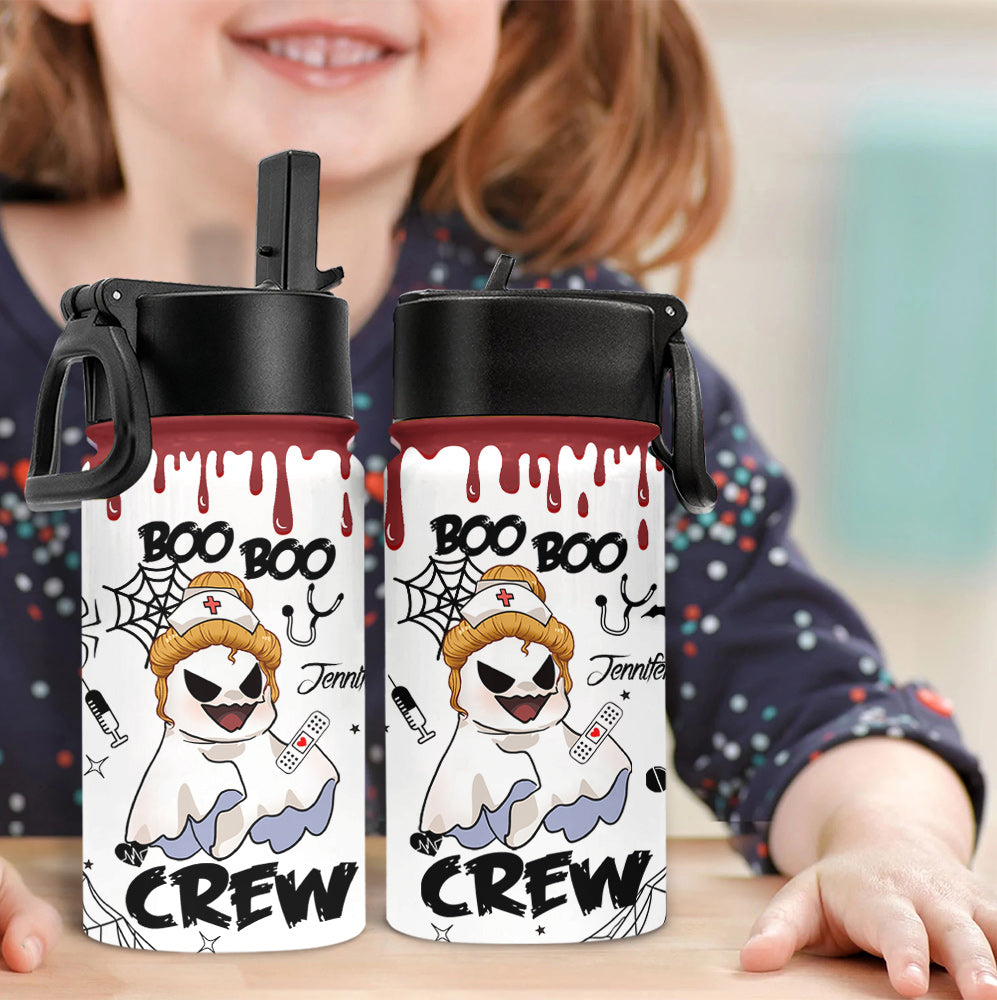 Boo Boo Crew – Personalisierte Wasserflasche für Kinder im Pflegebereich