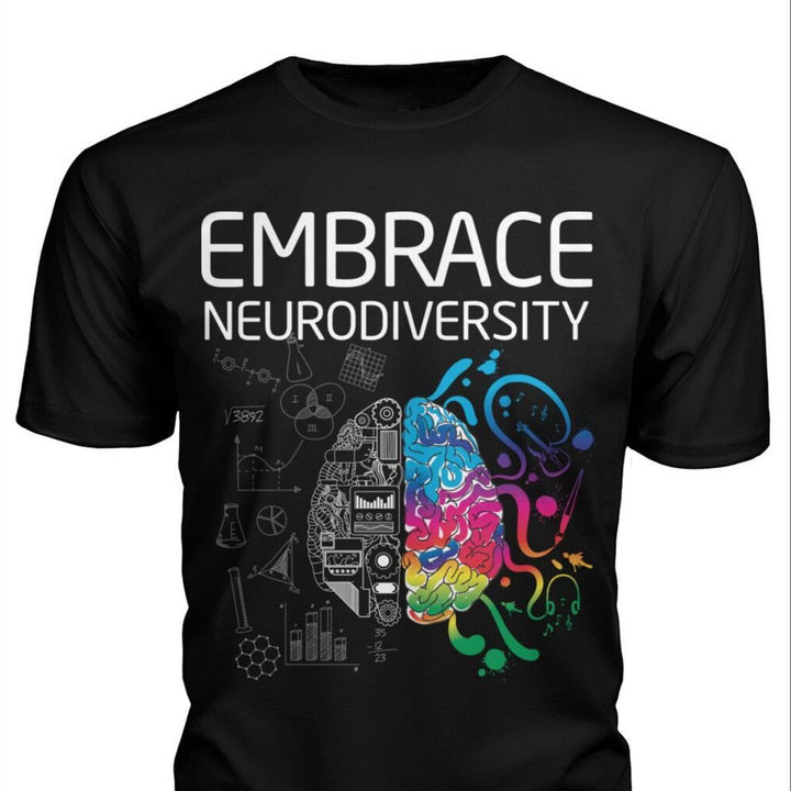 Embrace Neurodiversity Autism Awareness T-shirt and Hoodie 0523