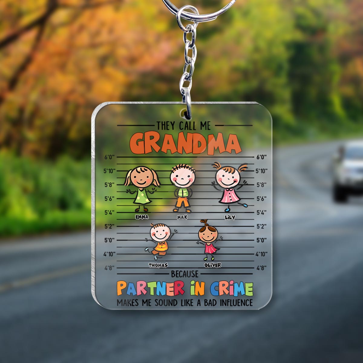 Komplize – Geschenk für Opa, Oma, Mama, Papa, Onkel, Tante, Bruder, Schwester – Personalisierter Schlüsselanhänger