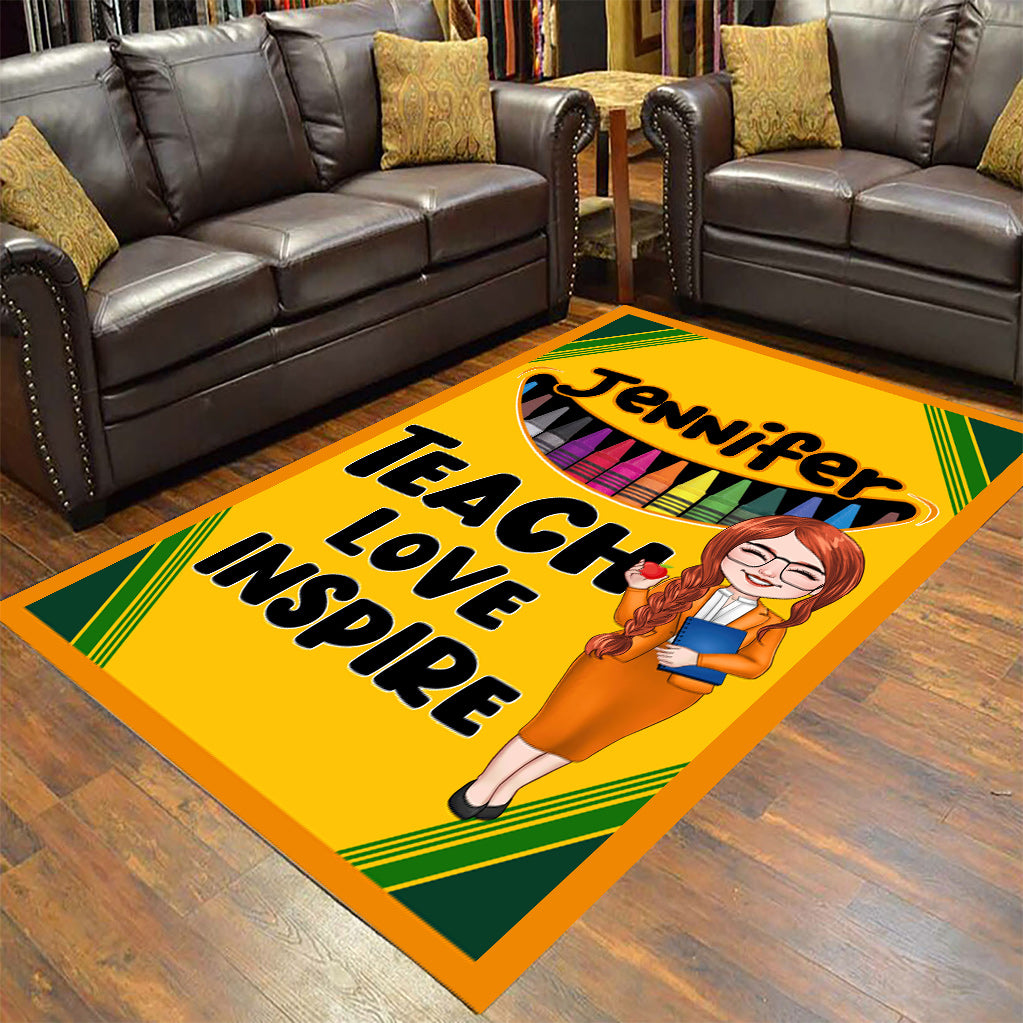 Positive Affirmations Butterfly - Personalized Butterfly Rug