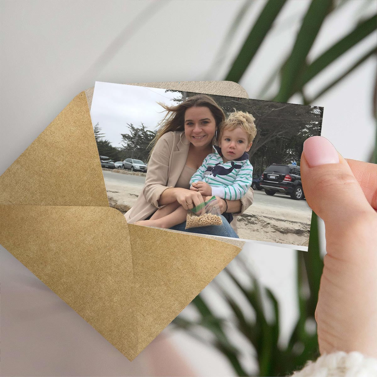 An meinen Vater – Geschenk für Papa, Oma, Opa, Mama, Onkel, Tante – Personalisierte Brieftaschenkarte