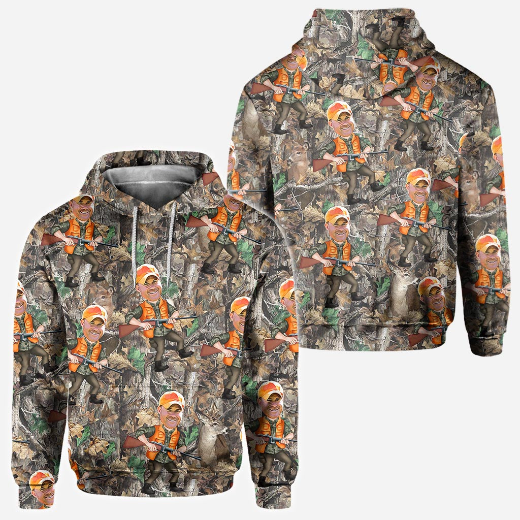 Foto eingefügter Jäger - Personalisiertes Jagd-T-Shirt