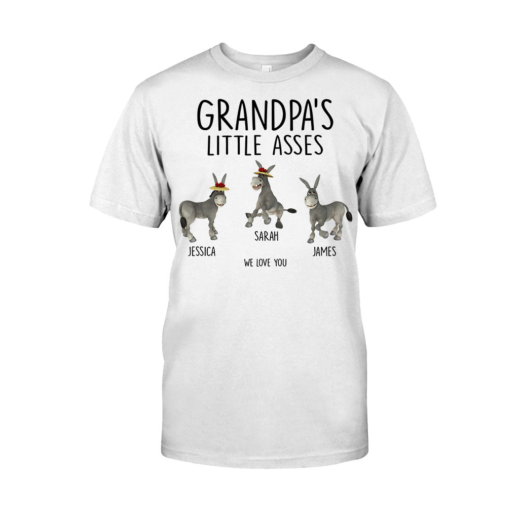 Little Asses - Gift for dad, grandpa, mom, uncle, aunt, grandma - Personalized T-shirt And Hoodie